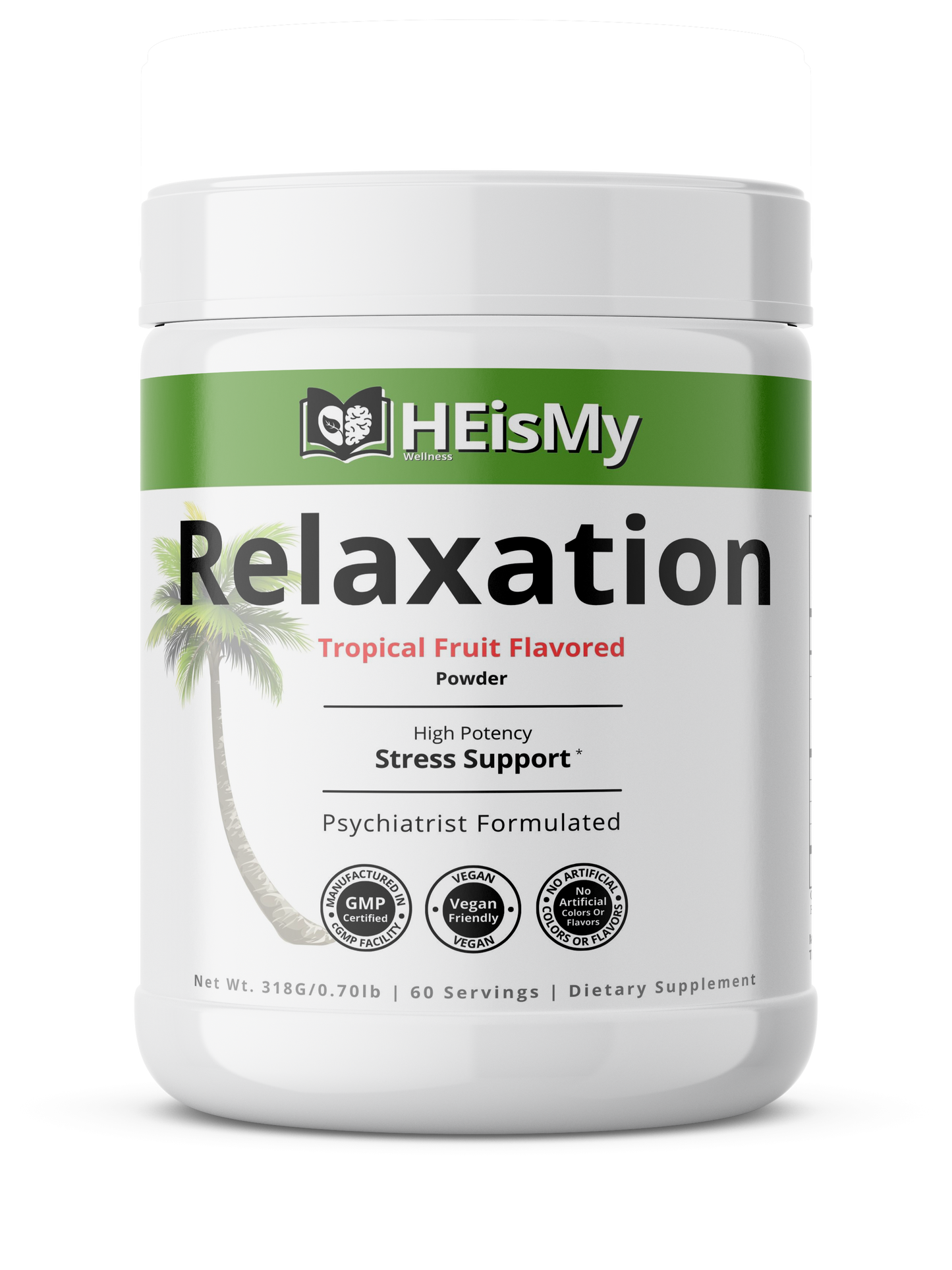 HEisMy Relaxation | Tropical Fruit Flavored Powder (60 Servings)