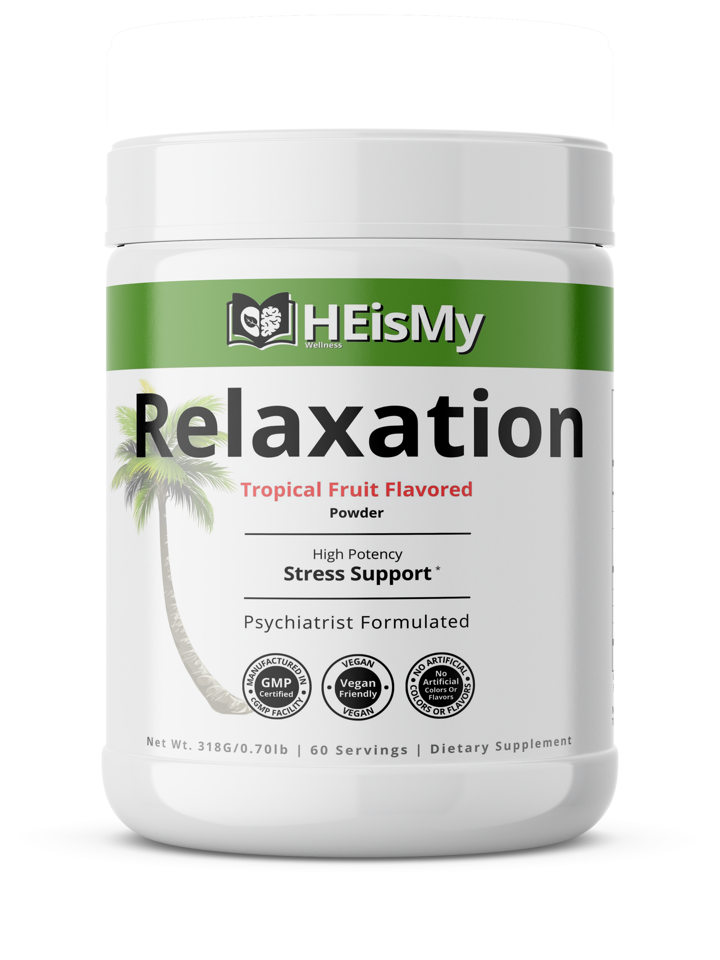 Heismy Relaxation | Tropical Fruit Flavored Powder (60 Servings)